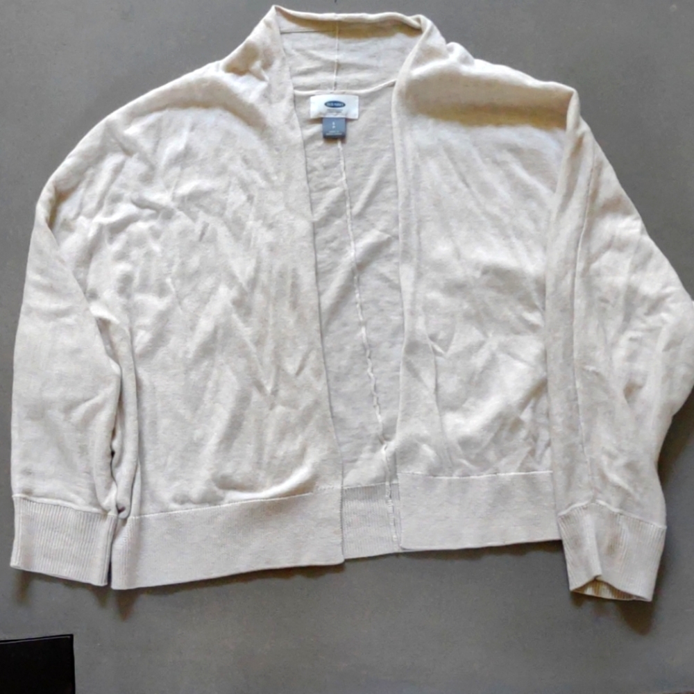 Tan cardigan
